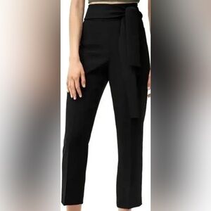 Aritzia Wilfred Geneva Tie-Waist Women's Pants, Tapered Ankle, Sz 4